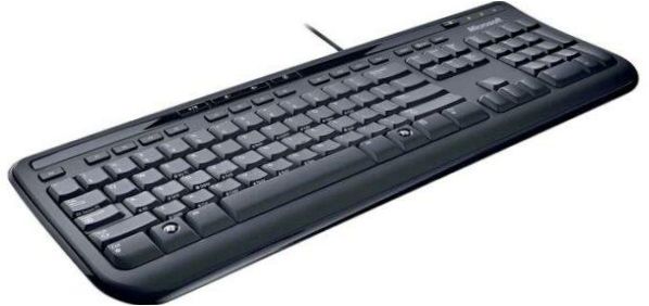 Microsoft Wired Keyboard 600 Black USB