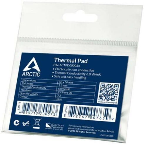 Arctic Thermal Pad APT2560 50mm 50mm 1,5mm 1szt