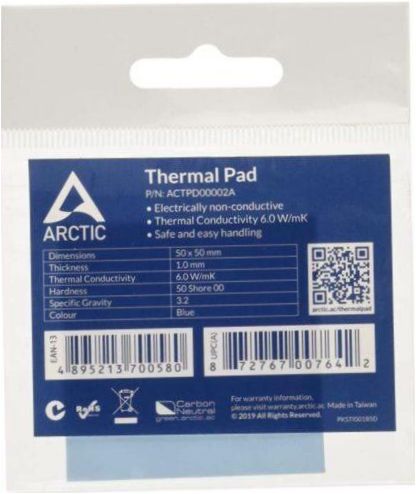 Arctic Thermal Pad APT2560 50mm 50mm 1,5mm 1szt