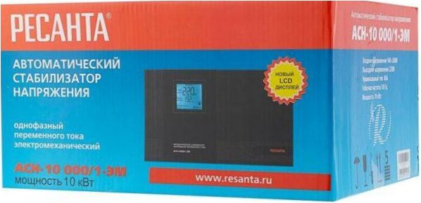 RESANTA ACH-10000/1-EM (10 kW) czarny