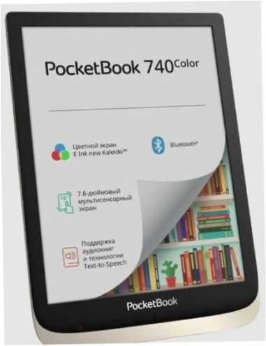 7.8" PocketBook 740 Color 16GB E-book - Typ wyświetlacza: Carta, ekran dotykowy