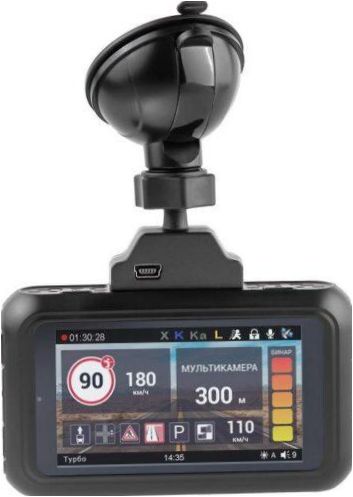 Roadgid Premier SuperHD, 2 kamery, GPS, GLONASS, czarny matowy