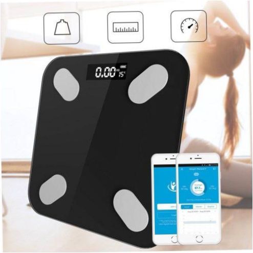 Waga elektroniczna DARIS Body Composition Scale (Black) Waga podłogowa - protokół komunikacyjny: Bluetooth