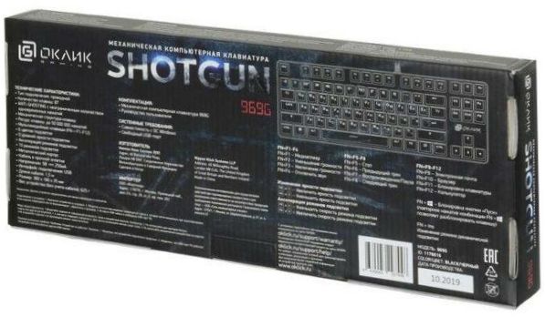 OKLICK 969G SHOTGUN Czarny USB