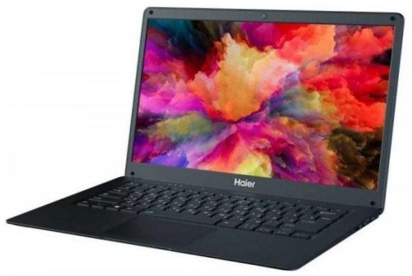 14.1" Haier A1410ED Notebook (1366x768, Intel Celeron 1.1GHz, 4GB RAM, 64GB eMMC, DOS), JM02VFE0, Czarny