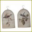 Metal Birdcage Wall Plaque by Curations Limited