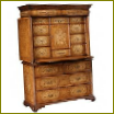 Seaweed Escritoire Cabinet 492252 marki Jonathan Charles Fine Furniture